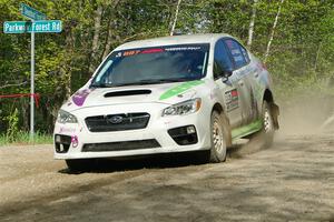 Jamey Randall / Andrew Rausch Subaru WRX on SS4, Parkway II.