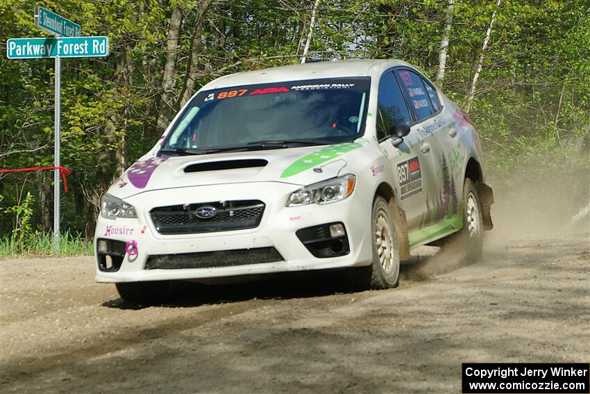 Jamey Randall / Andrew Rausch Subaru WRX on SS4, Parkway II.