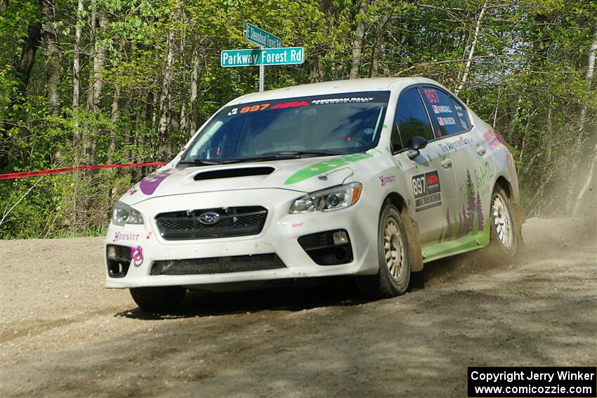 Jamey Randall / Andrew Rausch Subaru WRX on SS4, Parkway II.