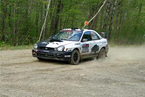 Peter Farrow / Ian Nelson Subaru WRX on SS4, Parkway II.