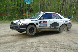 Peter Farrow / Ian Nelson Subaru WRX on SS4, Parkway II.