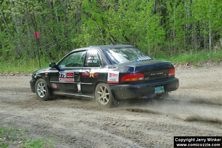 Kristian Rue / Mark Rue Subaru Impreza 2.5RS on SS4, Parkway II.