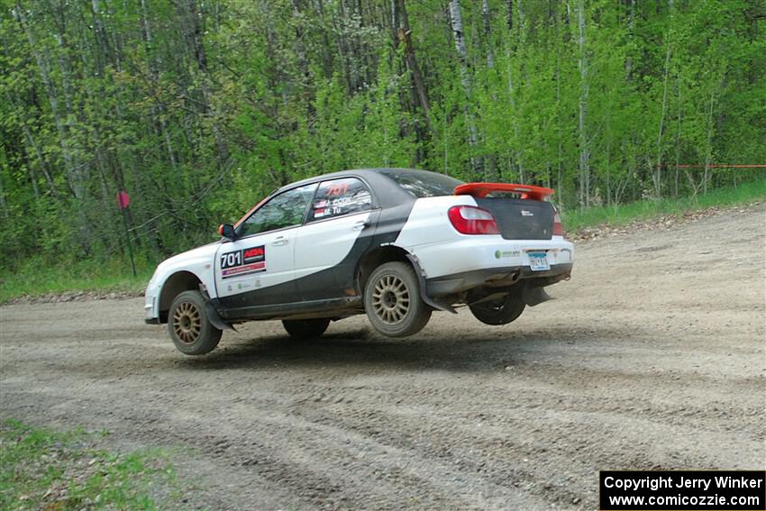 Jason Cook / Maggie Tu Subaru WRX on SS4, Parkway II.