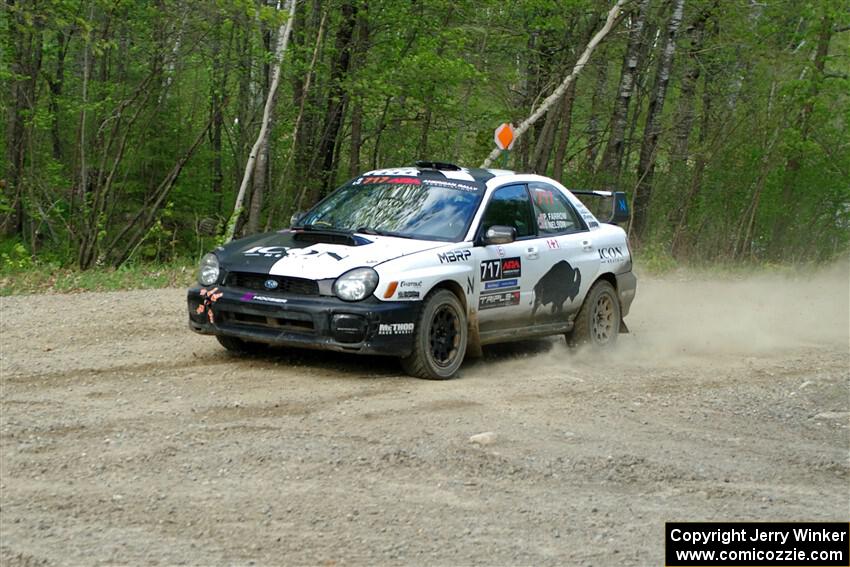 Peter Farrow / Ian Nelson Subaru WRX on SS4, Parkway II.