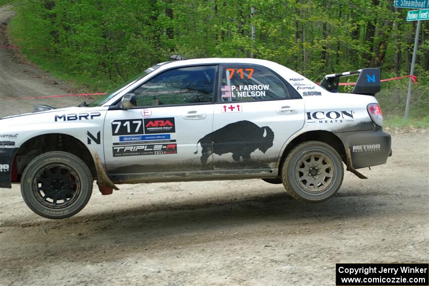 Peter Farrow / Ian Nelson Subaru WRX on SS4, Parkway II.
