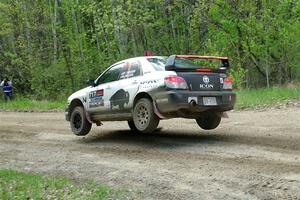 Peter Farrow / Ian Nelson Subaru WRX on SS4, Parkway II.