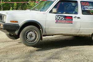 Josh Nykanen / Connor Himes VW GTI on SS4, Parkway II.