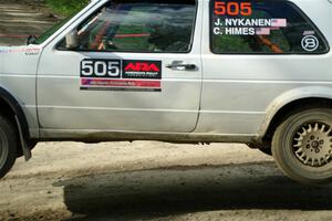 Josh Nykanen / Connor Himes VW GTI on SS4, Parkway II.