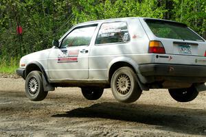 Josh Nykanen / Connor Himes VW GTI on SS4, Parkway II.