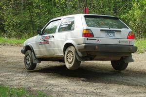 Josh Nykanen / Connor Himes VW GTI on SS4, Parkway II.