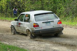 Josh Nykanen / Connor Himes VW GTI on SS4, Parkway II.