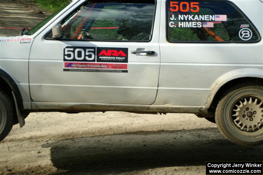 Josh Nykanen / Connor Himes VW GTI on SS4, Parkway II.