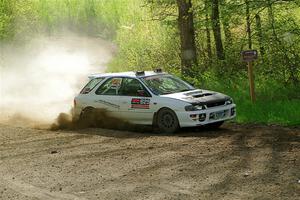 Aidan Hicks / John Hicks Subaru Impreza Wagon on SS5, Blue Trail II.