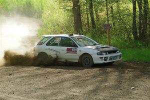 Aidan Hicks / John Hicks Subaru Impreza Wagon on SS5, Blue Trail II.