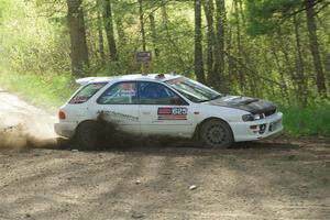Aidan Hicks / John Hicks Subaru Impreza Wagon on SS5, Blue Trail II.