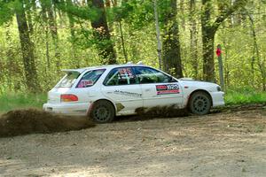 Aidan Hicks / John Hicks Subaru Impreza Wagon on SS5, Blue Trail II.