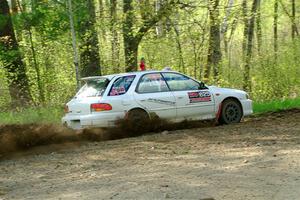 Aidan Hicks / John Hicks Subaru Impreza Wagon on SS5, Blue Trail II.