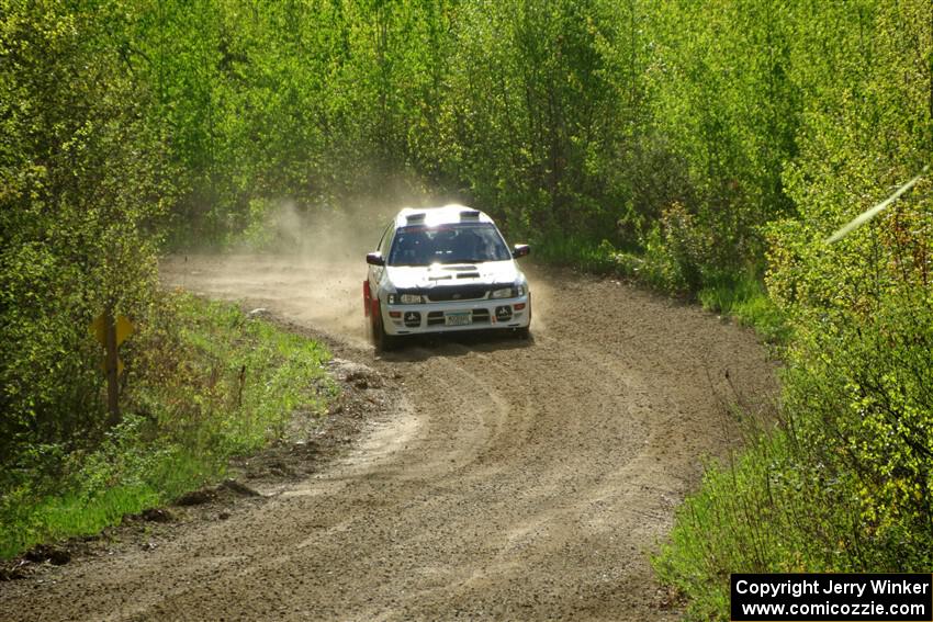 Aidan Hicks / John Hicks Subaru Impreza Wagon on SS5, Blue Trail II.