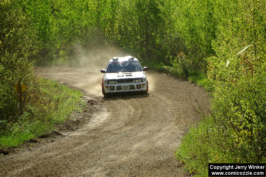 Aidan Hicks / John Hicks Subaru Impreza Wagon on SS5, Blue Trail II.