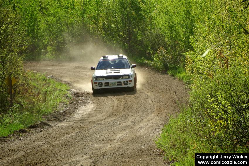 Aidan Hicks / John Hicks Subaru Impreza Wagon on SS5, Blue Trail II.