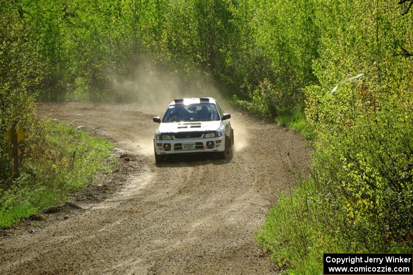 Aidan Hicks / John Hicks Subaru Impreza Wagon on SS5, Blue Trail II.