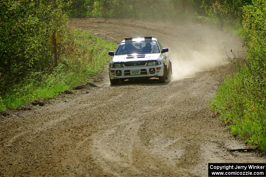 Aidan Hicks / John Hicks Subaru Impreza Wagon on SS5, Blue Trail II.