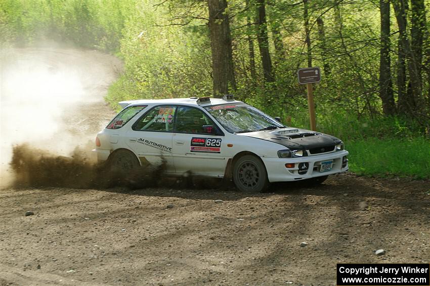 Aidan Hicks / John Hicks Subaru Impreza Wagon on SS5, Blue Trail II.