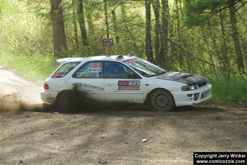 Aidan Hicks / John Hicks Subaru Impreza Wagon on SS5, Blue Trail II.