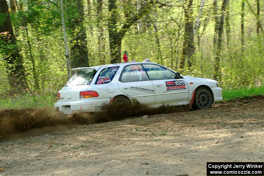 Aidan Hicks / John Hicks Subaru Impreza Wagon on SS5, Blue Trail II.