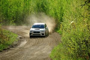 Jamey Randall / Andrew Rausch Subaru WRX on SS5, Blue Trail II.