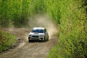 Jamey Randall / Andrew Rausch Subaru WRX on SS5, Blue Trail II.