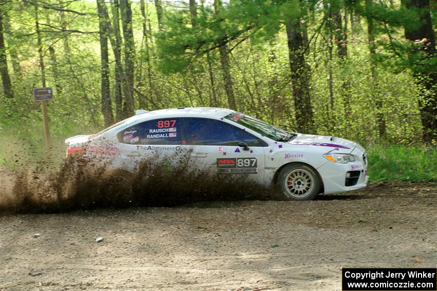 Jamey Randall / Andrew Rausch Subaru WRX on SS5, Blue Trail II.