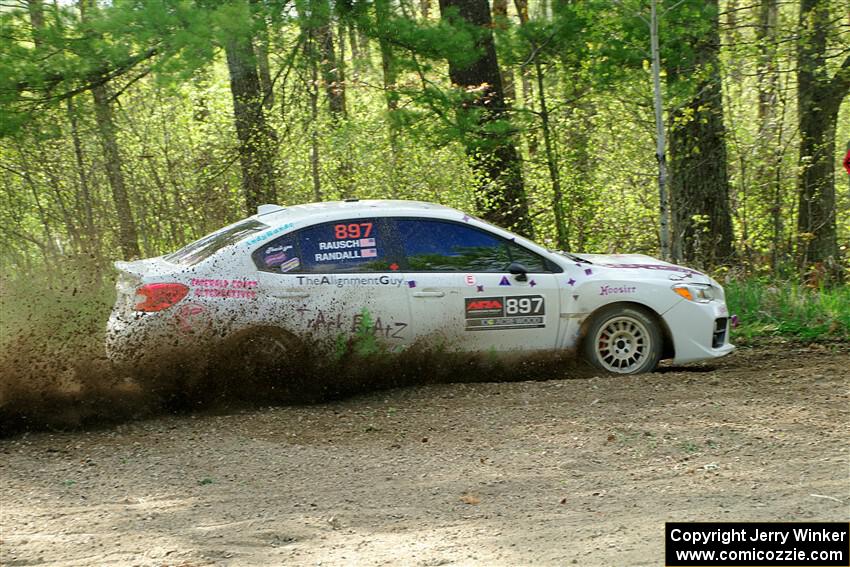 Jamey Randall / Andrew Rausch Subaru WRX on SS5, Blue Trail II.