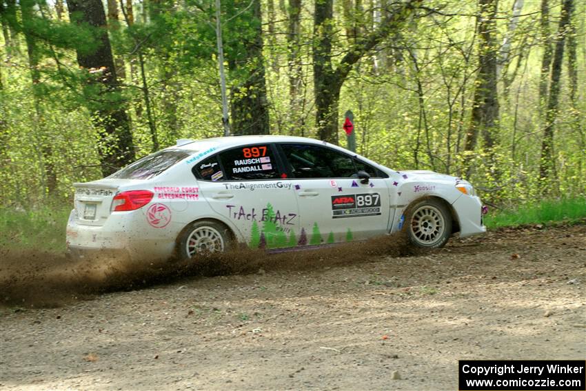 Jamey Randall / Andrew Rausch Subaru WRX on SS5, Blue Trail II.