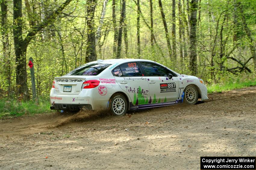 Jamey Randall / Andrew Rausch Subaru WRX on SS5, Blue Trail II.