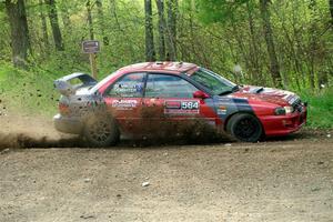 Arin DeMaster / Dustin Sharkozy Subaru Impreza on SS5, Blue Trail II.