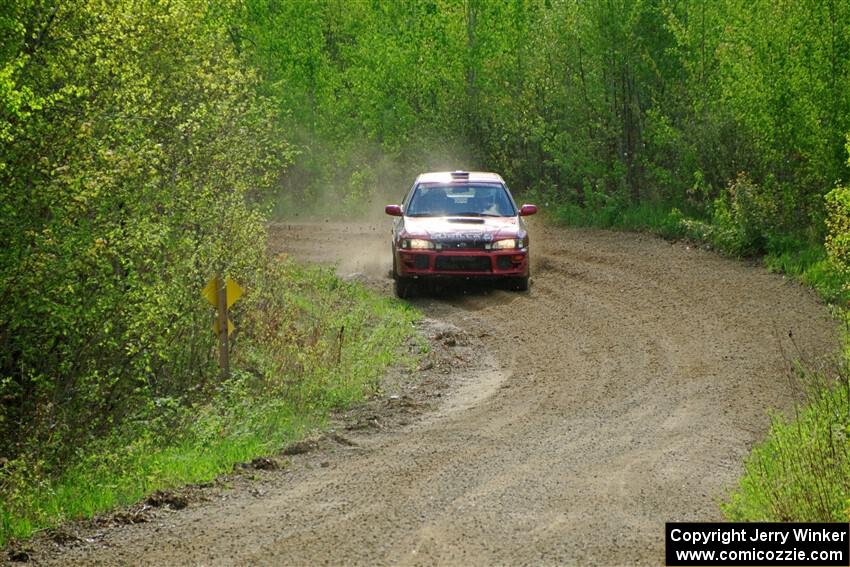 Arin DeMaster / Dustin Sharkozy Subaru Impreza on SS5, Blue Trail II.