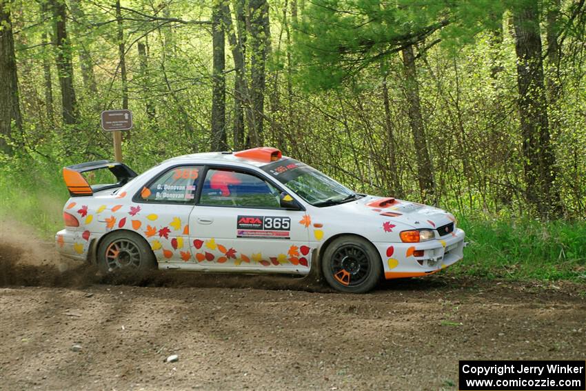 Richard Donovan / Greg Donovan Subaru Impreza on SS5, Blue Trail II.