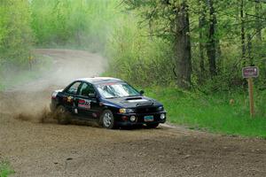 Kristian Rue / Mark Rue Subaru Impreza 2.5RS on SS5, Blue Trail II.