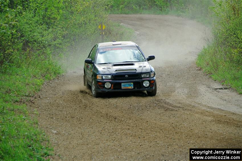 Kristian Rue / Mark Rue Subaru Impreza 2.5RS on SS5, Blue Trail II.