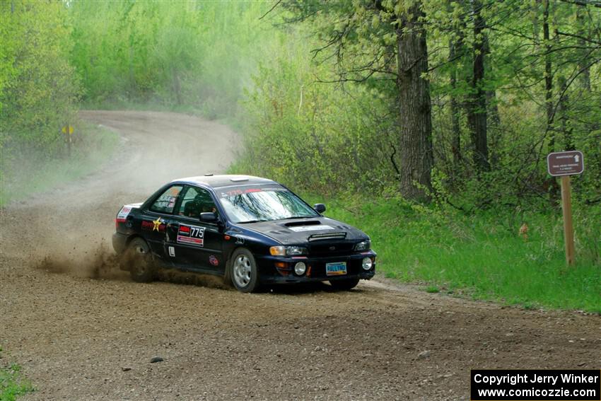 Kristian Rue / Mark Rue Subaru Impreza 2.5RS on SS5, Blue Trail II.