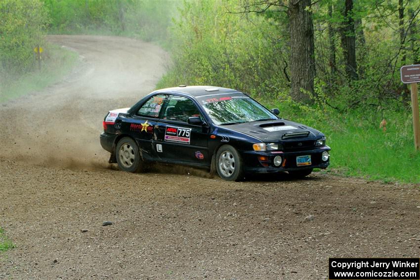 Kristian Rue / Mark Rue Subaru Impreza 2.5RS on SS5, Blue Trail II.