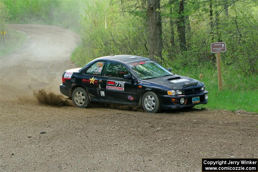 Kristian Rue / Mark Rue Subaru Impreza 2.5RS on SS5, Blue Trail II.