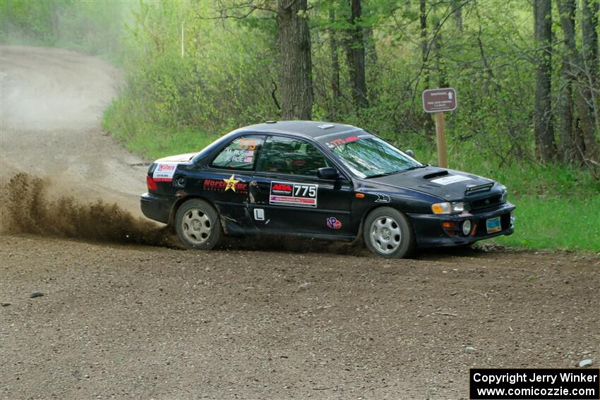 Kristian Rue / Mark Rue Subaru Impreza 2.5RS on SS5, Blue Trail II.
