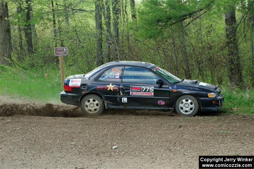 Kristian Rue / Mark Rue Subaru Impreza 2.5RS on SS5, Blue Trail II.