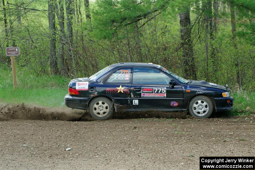 Kristian Rue / Mark Rue Subaru Impreza 2.5RS on SS5, Blue Trail II.