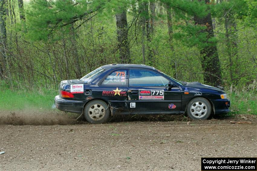 Kristian Rue / Mark Rue Subaru Impreza 2.5RS on SS5, Blue Trail II.