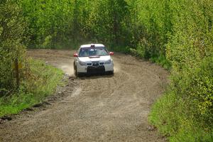 Jason Cook / Maggie Tu Subaru WRX on SS5, Blue Trail II.