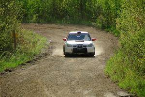 Jason Cook / Maggie Tu Subaru WRX on SS5, Blue Trail II.