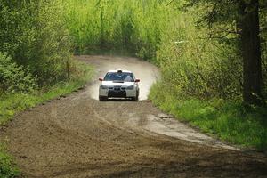 Jason Cook / Maggie Tu Subaru WRX on SS5, Blue Trail II.